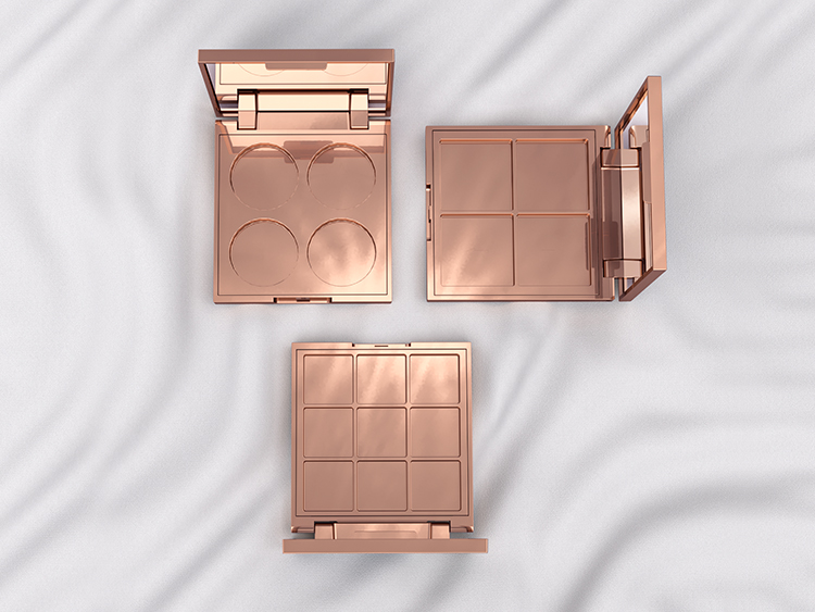 四宮格圓格子塑料眼影盤包裝注塑加工 四宮格圓格子塑料眼影盤包裝注塑加工