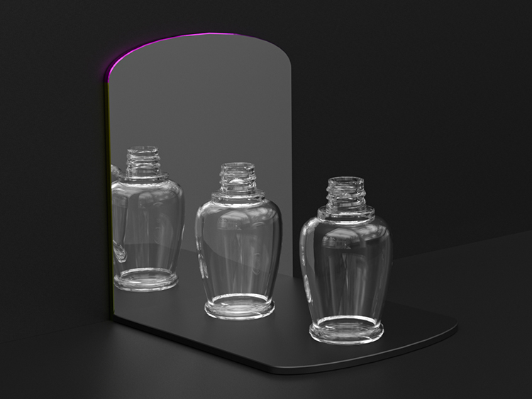 漸變色眼線增長液空瓶注塑加工 漸變色眼線增長液空瓶注塑加工