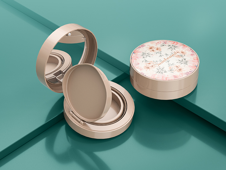 定制氣墊空盒圓形BB霜空盒子