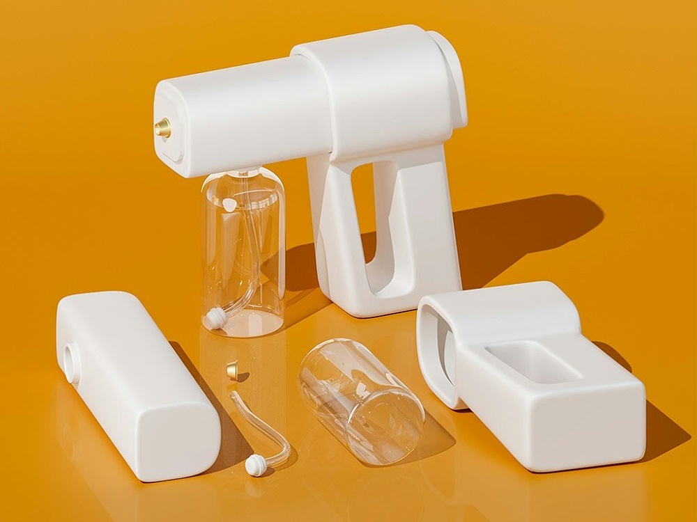 酒精消毒槍外殼注塑 酒精消毒槍外殼注塑